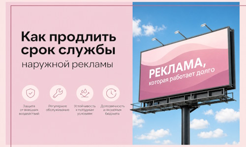 Как продлить срок службы наружной рекламы в Комсомольске-на-Амуре
